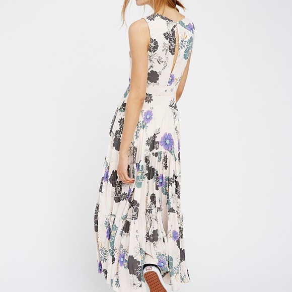 Free People Dresses & Skirts - Free People Sure Thing Flowing Floral Maxi Dress 8